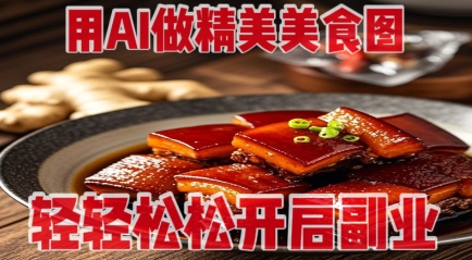 用AI做精美美食图,无需专业设备拍摄,轻轻松松开启副业插图 用AI做精美美食图,无需专业设备拍摄,轻轻松松开启副业
