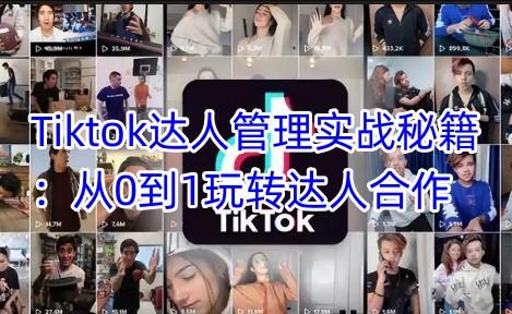 Tiktok达人管理实战秘籍:从0到1玩转达人合作插图 Tiktok达人管理实战秘籍:从0到1玩转达人合作
