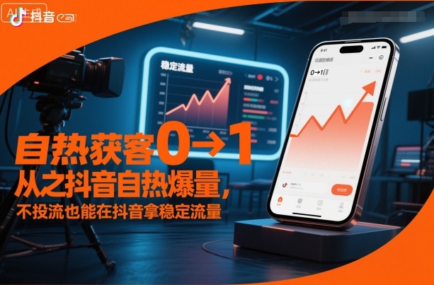 自热获客从0到1之抖音自热爆量,不投流也能在抖音拿稳定流量插图 自热获客从0到1之抖音自热爆量,不投流也能在抖音拿稳定流量
